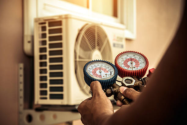 Professional Ac Installation technician working in Ashley, PA